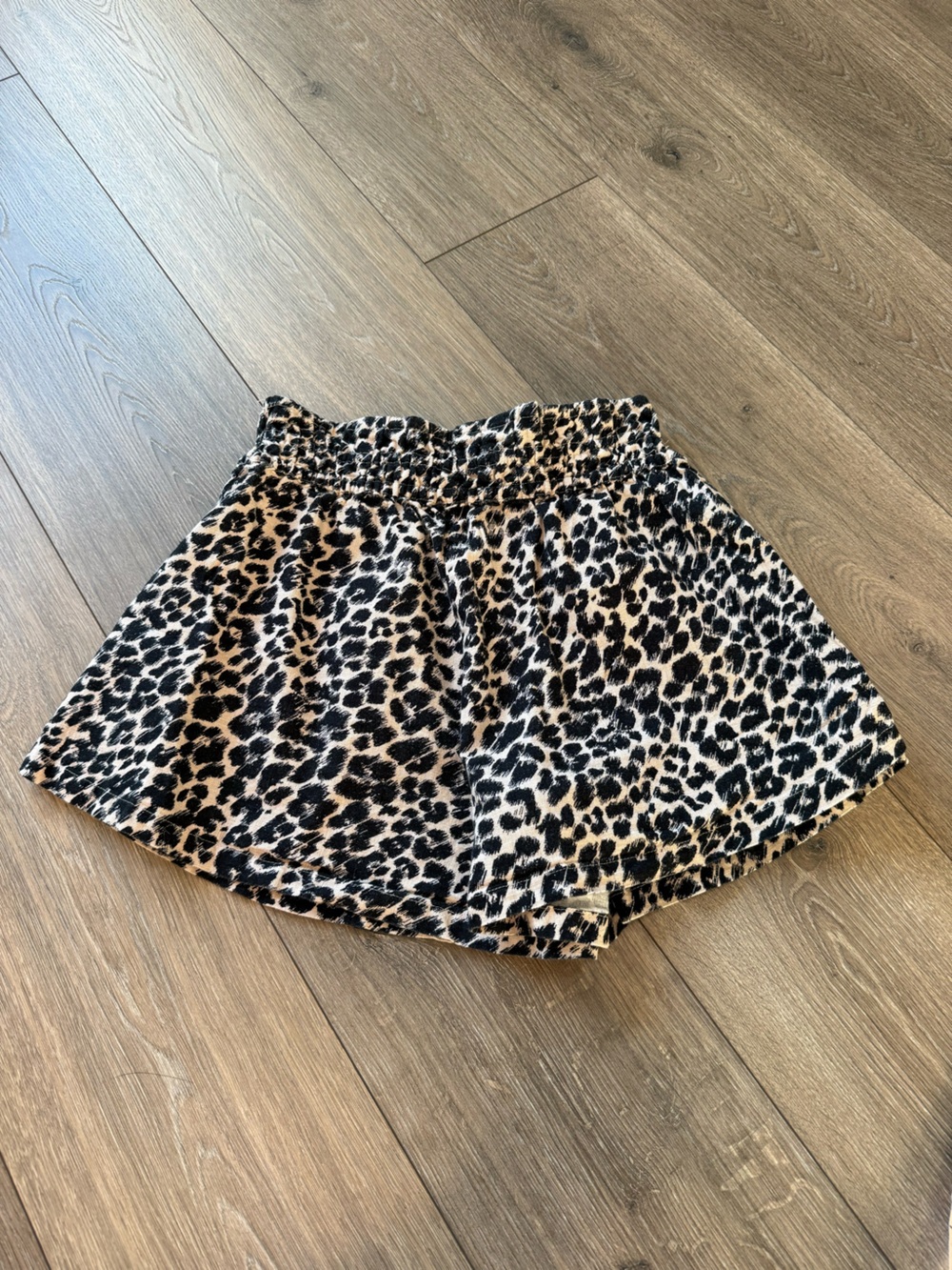 Anthropologie The Somerset Linen Cotton Blend Leopard Print Shorts Size XS - Picture 10 of 10